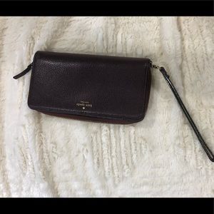 COPY - Kate Spade Leather Burgundy Wallet.